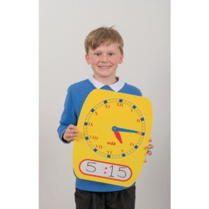 Teacher Demo Roman Numeral Dry Wipe Clock